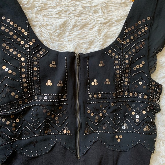 American Eagle Grey Sequin Bodycon Dress - Picture 6 of 6